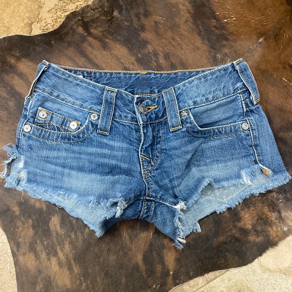 True religion Bobby cut-off shorts - Picture 3 of 5